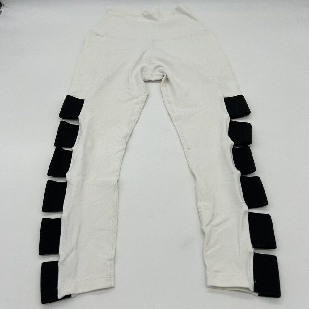 Beyond Yoga Lux Wide-board Stacked Cutout Cropped Leggings Women’s small white